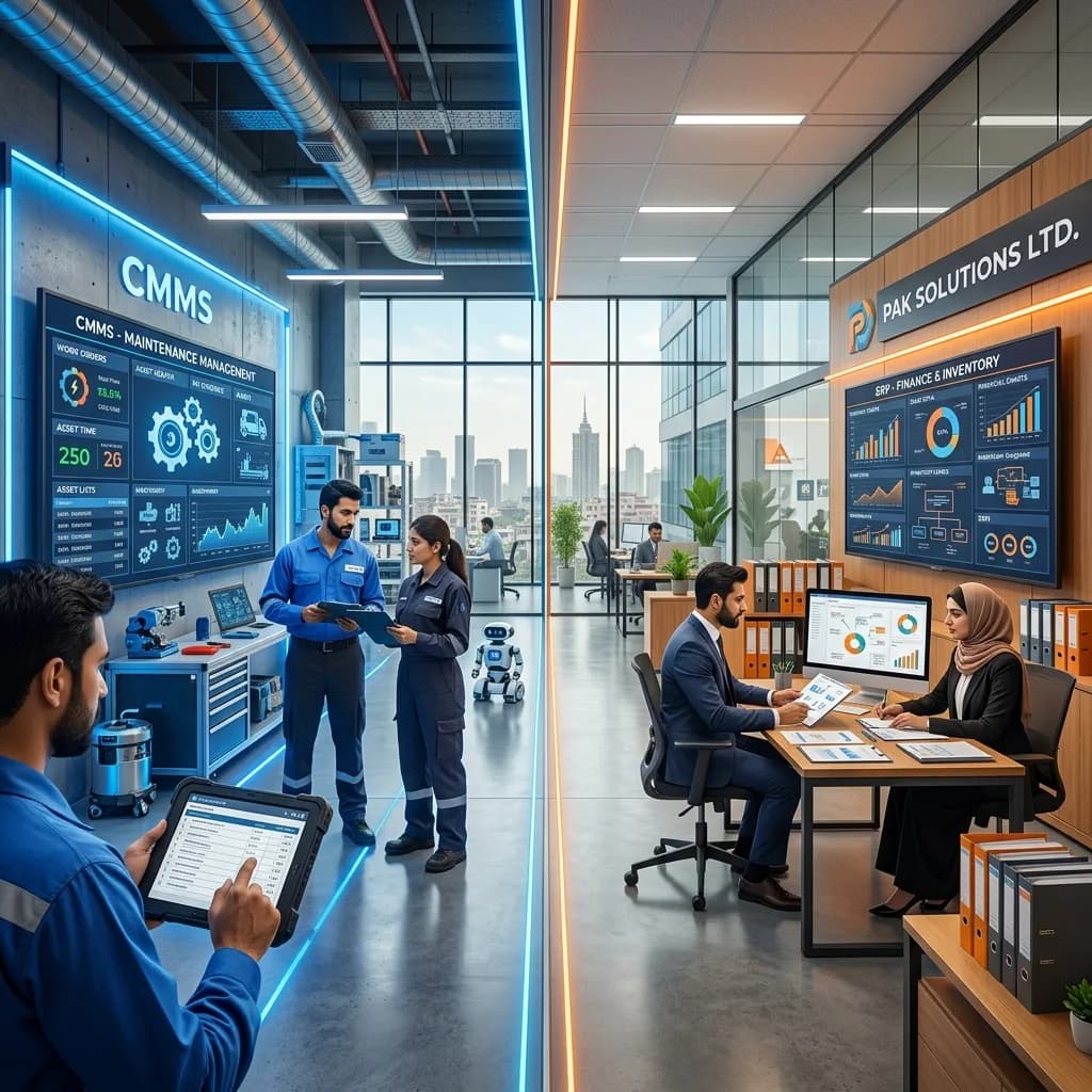 CMMS vs ERP: Choosing the Right System for Pakistani Businesses