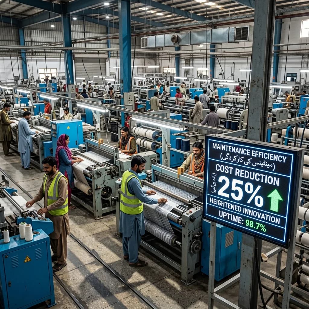 How to Reduce Factory Maintenance Costs by 25% in Pakistan Using CMMS Software